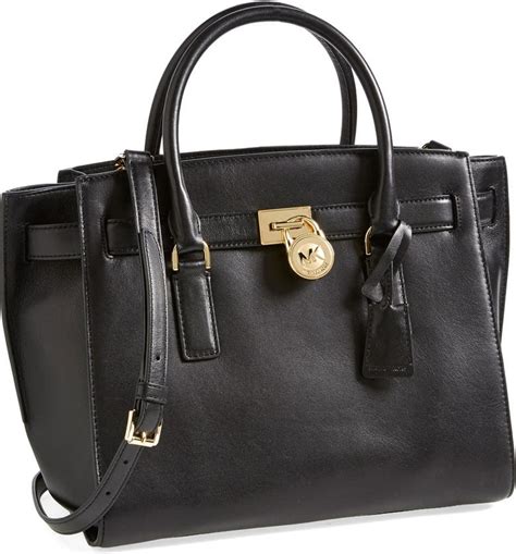 michael kors large hamilton tote silver hardware|Michael Kors Hamilton studded tote.